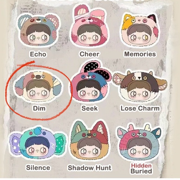 Maymei Once Forgotten Corners Plush Keychain: Dim - Picture 3 of 6